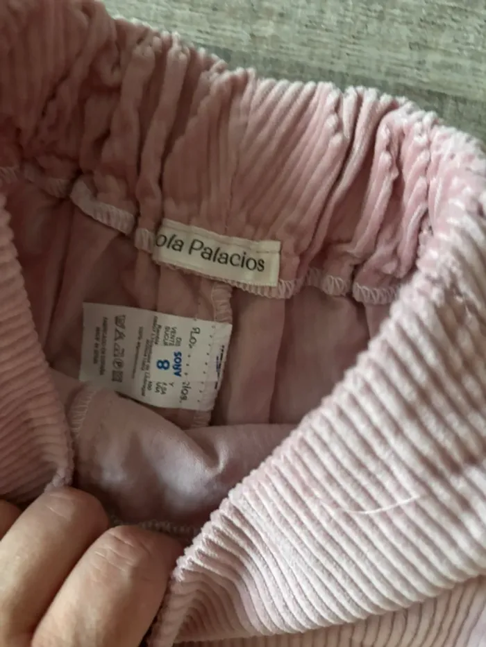 Shirt en velours rose 8 ans Lola palacios - photo numéro 3