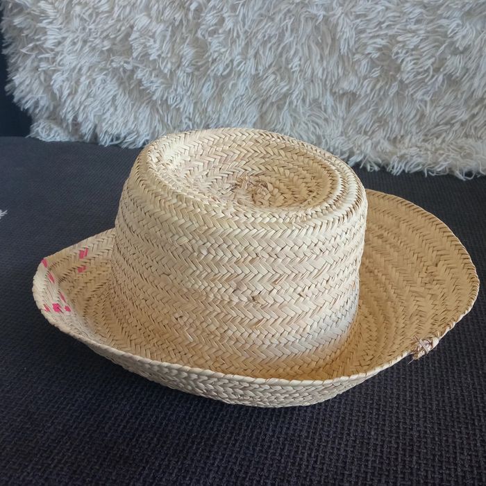 Chapeau paille homme T57cm - photo numéro 6
