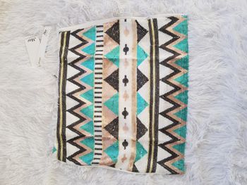 Jupe pailletée avec motif vert Taille M/L Neuf