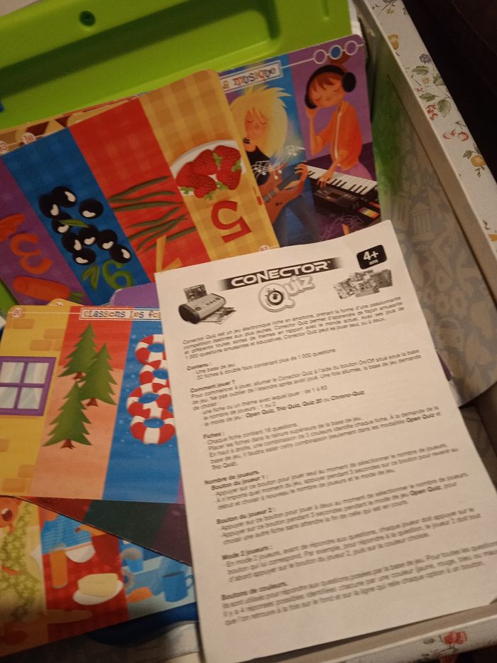 Vend jeux enfants marque conector Quiz âge 4 et plus - photo numéro 5