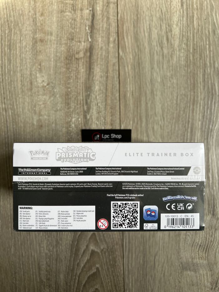 POKÉMON ETB - EVOLUTIONS PRISMATIQUES EV 8.5 - FR - NEUF & LÉGER DÉFAUT SCELLAGE - photo numéro 4