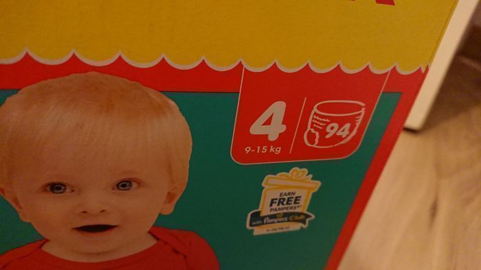 1 carton de 94 couches Pampers pants baby-dry taille 4 (9-15kg) - photo numéro 2