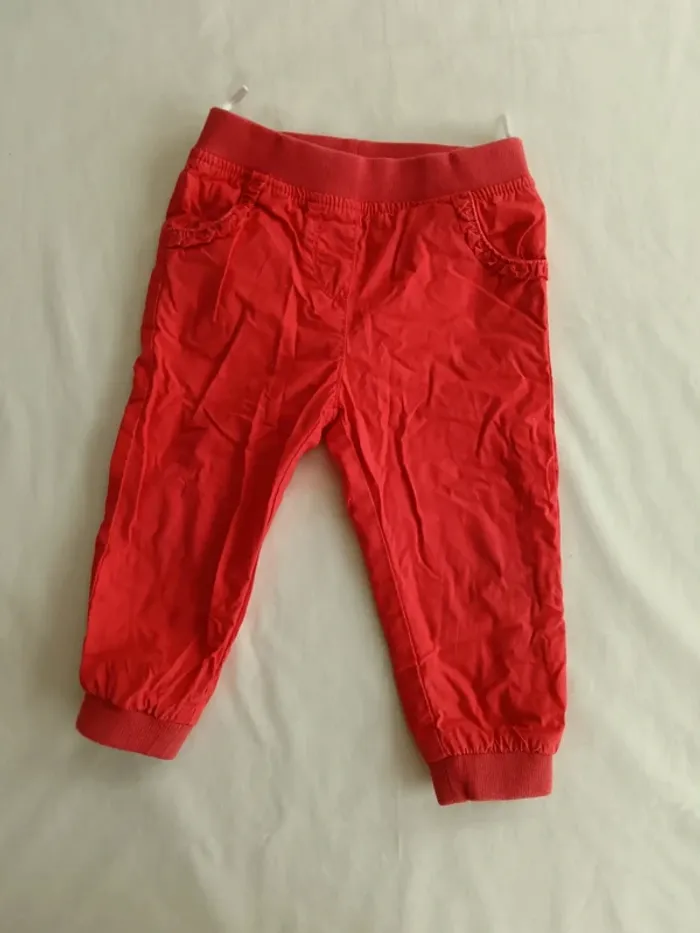 Pantalon rouge chaud C&A 2 ans 86cm