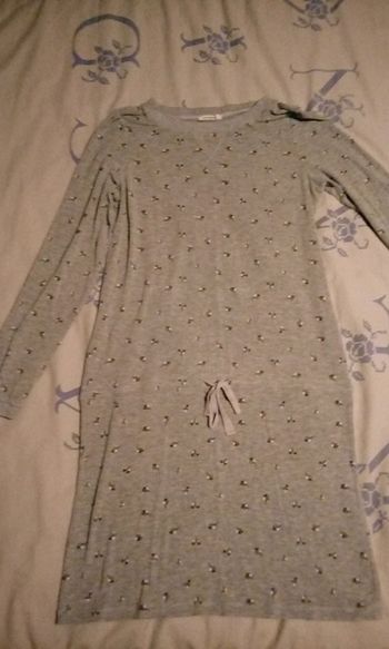 Robe coton manches longues