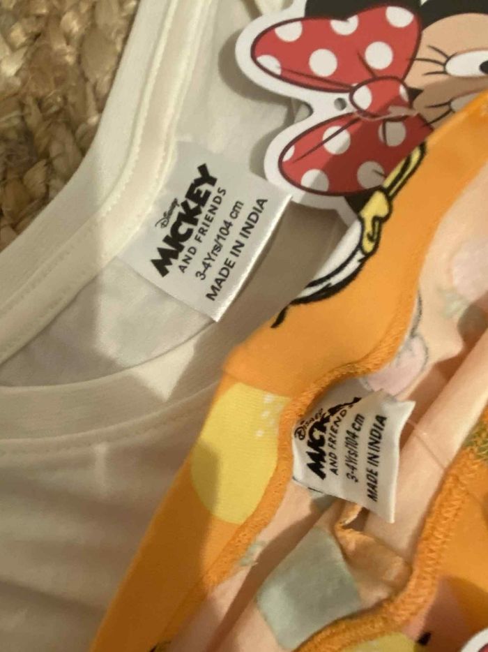 Ensemble minnie 3/4 ans disney primark - photo numéro 2