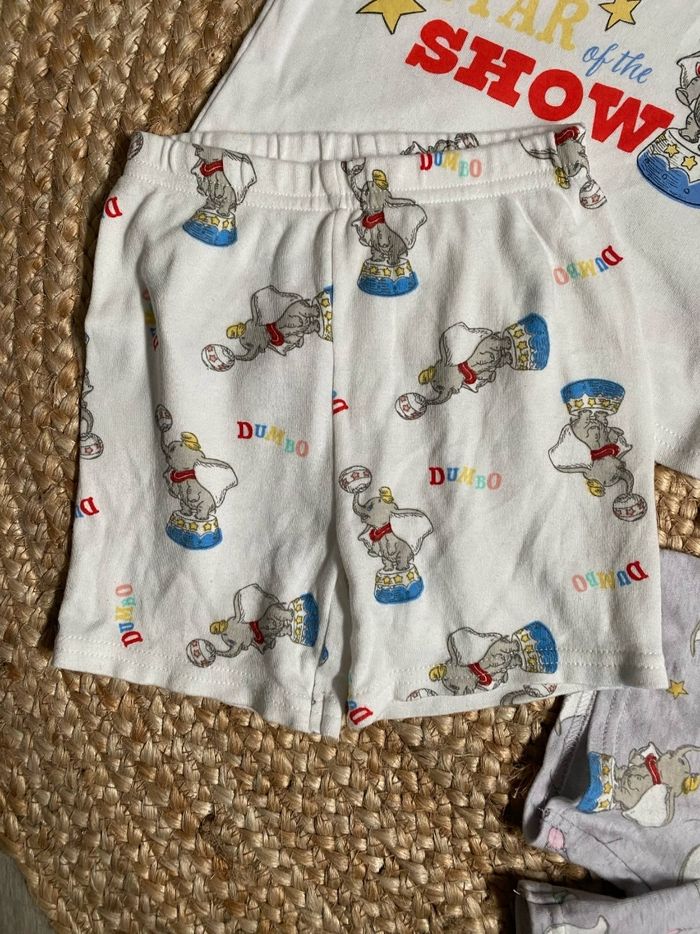Lot 2 pyjamas dumbo 6/9 mois primark disney - photo numéro 8