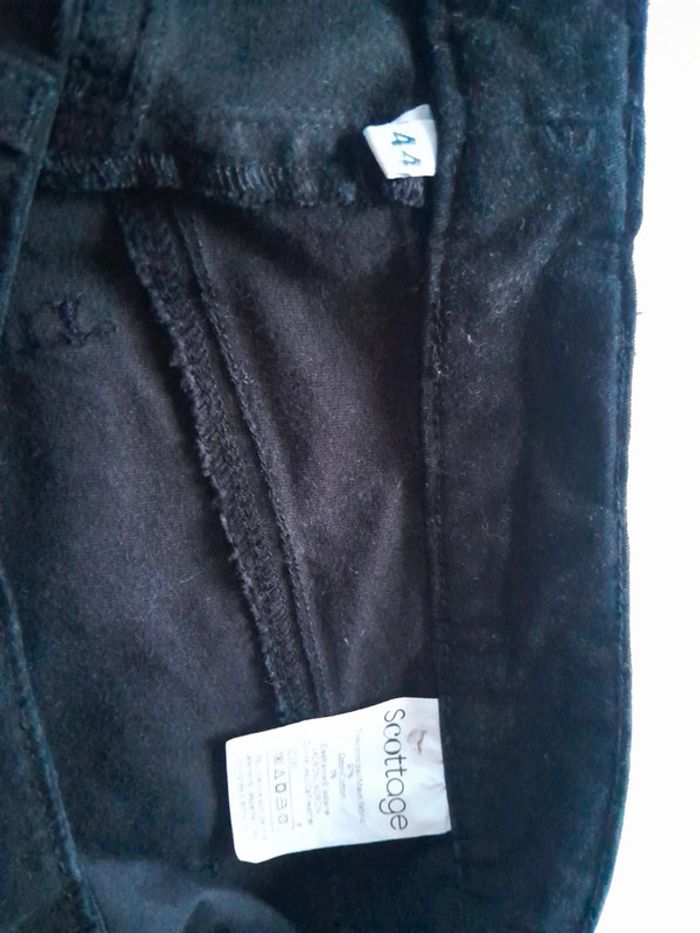 Très beau pantalon effet cuir de veau noir scottage taille 44 - photo numéro 5