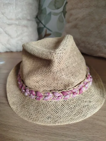 Chapeau de paille fille