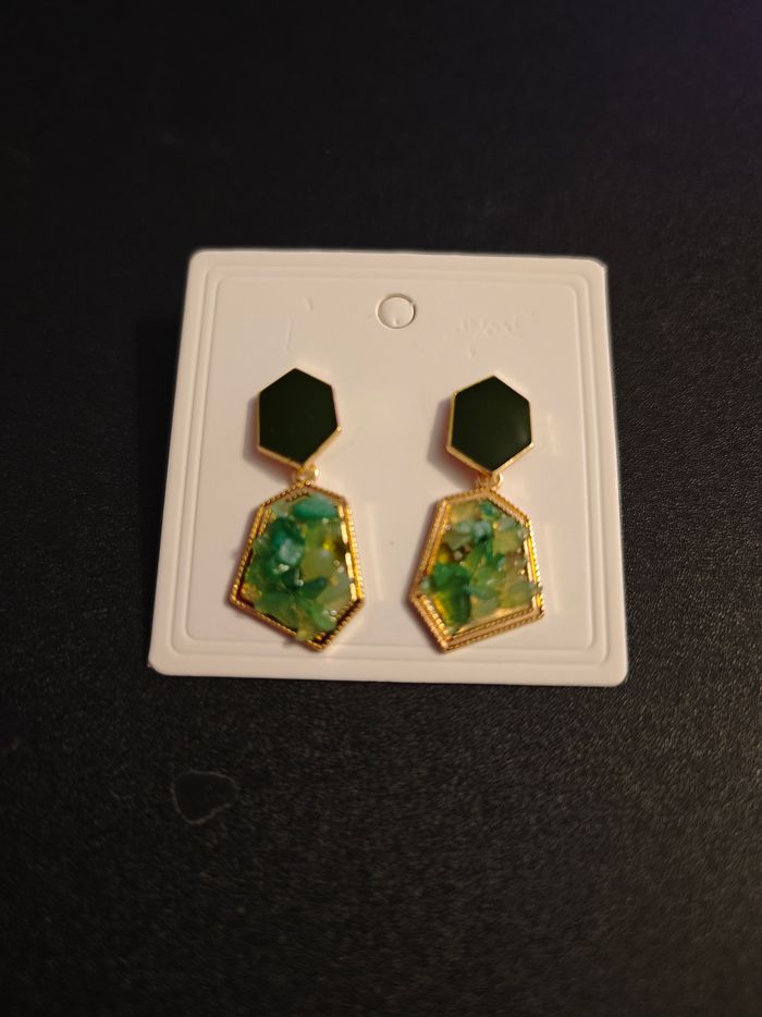 Boucle d'oreille en acier inoxydable - photo numéro 3
