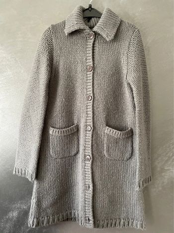 Gilet gris bonpoint enfant