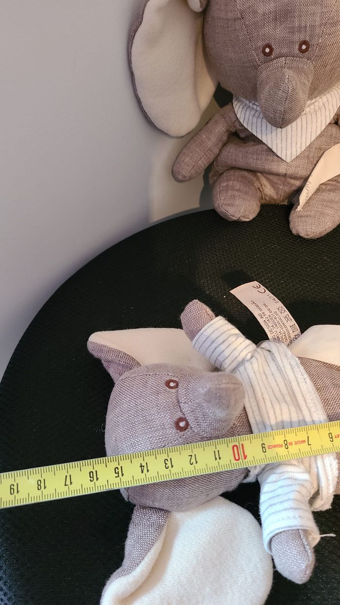 doudou éléphant - photo numéro 4