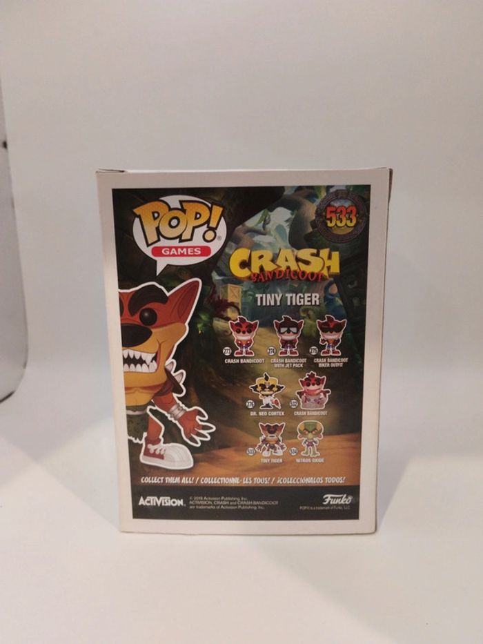 Pop Crash Bandicoot "Tiny Tiger" numéro: 533 - photo numéro 2