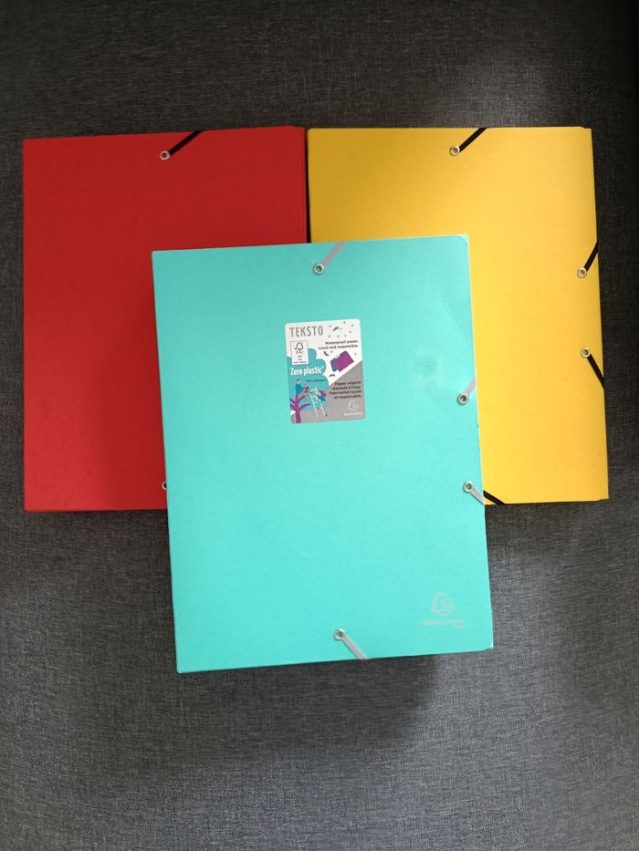 3 Boîtes de rangement Exacompta