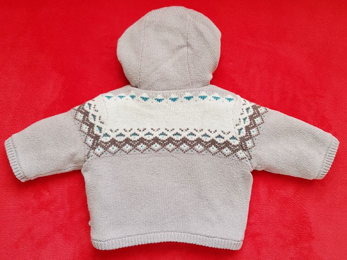 💙 Gilet fourré à capuche - Obaibi - 3 mois 💙 - photo numéro 5