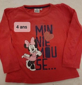 Tee-shirt Disney 4 ans