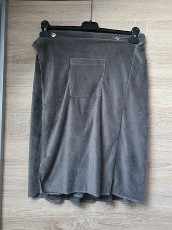 Jupe porte feuille en velours