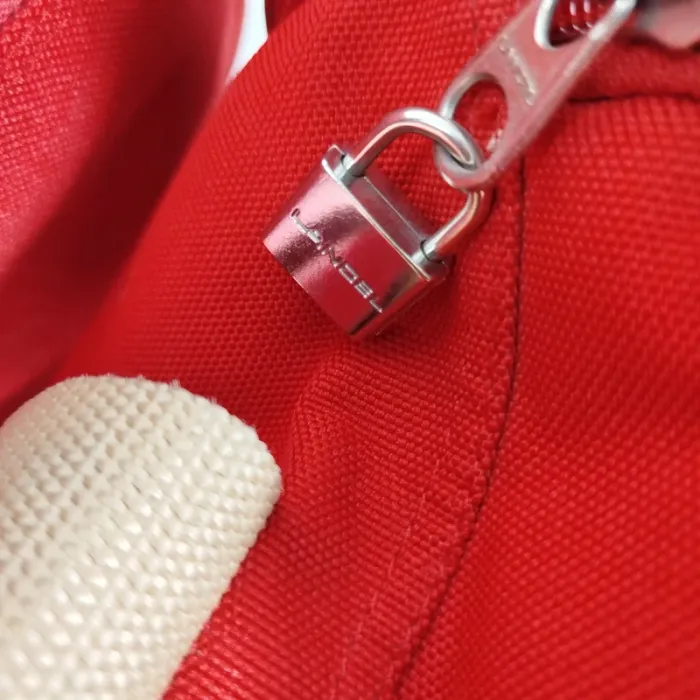 Set valise - lot de bagage Lancel rouge - photo numéro 4