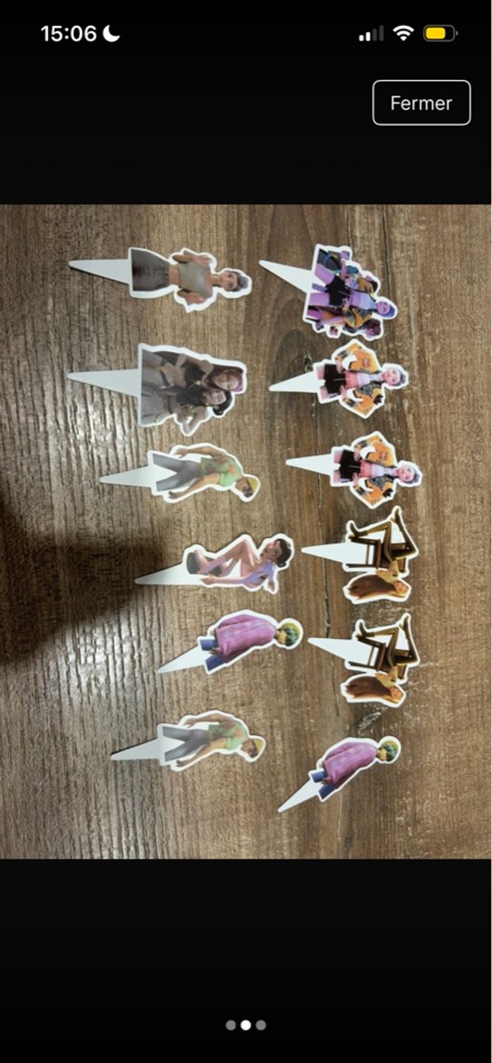 Topper cupcake K-pop