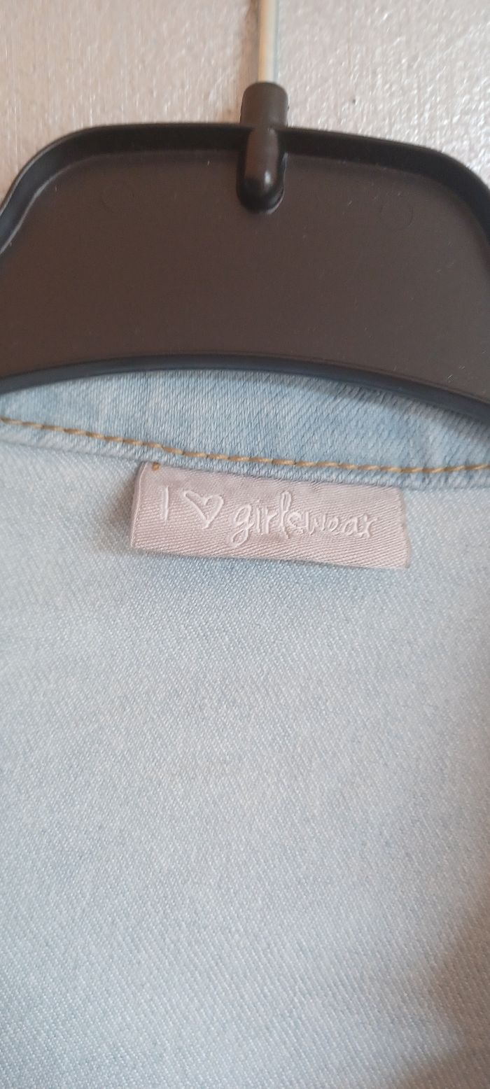 Très jolie veste jeans fille T 10 ans - photo numéro 7