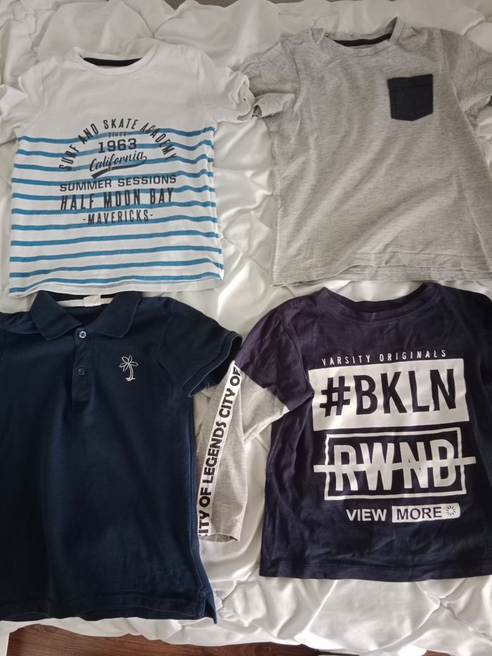 Lot t shirts 16 pcs 4/5 ans - photo numéro 5