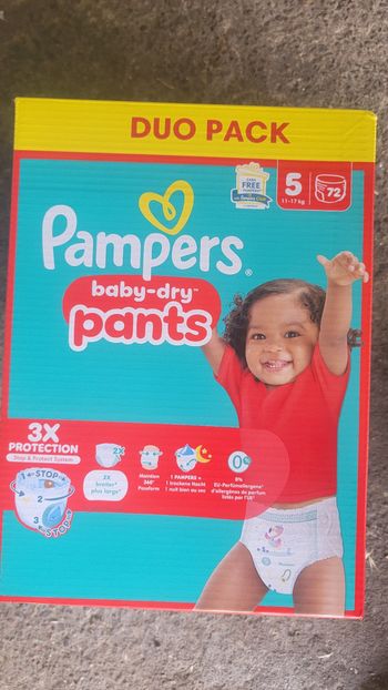 Duo pack pampers pants taille 5