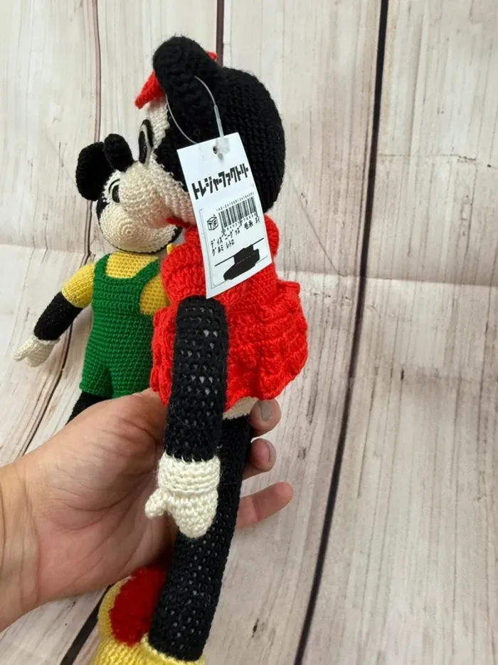 Peluches Disney Vintage import Japon Mickey & Minnie - photo numéro 10