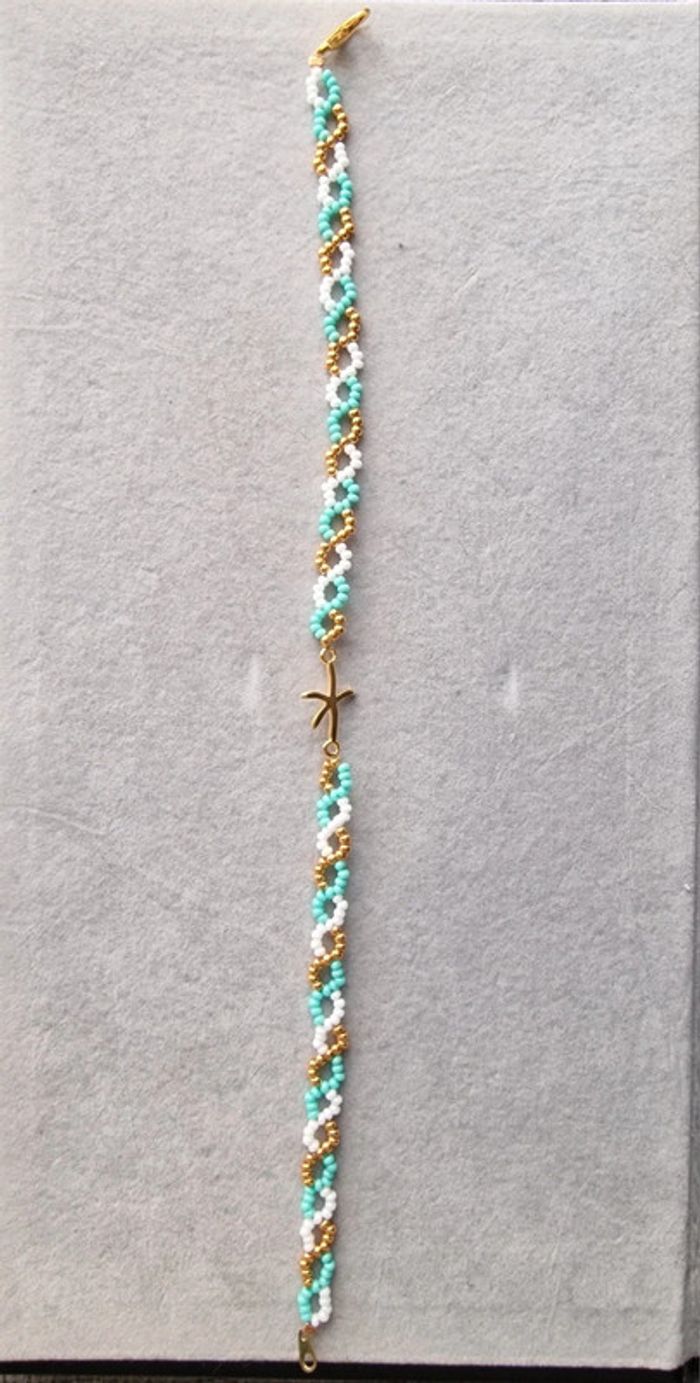 Bracelet de cheville étoile de mer doré - photo numéro 3