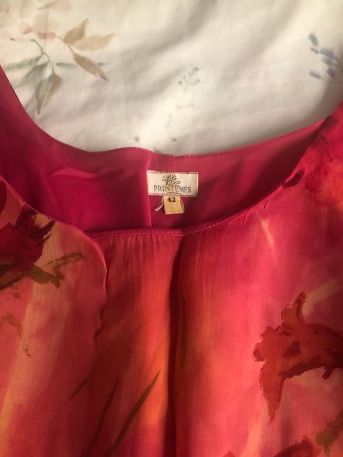 Ensemble 3 pièces  fuchsia et corail - photo numéro 2