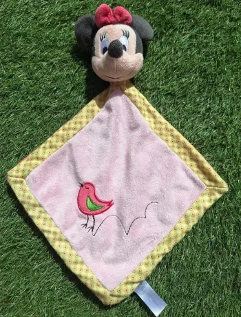 Doudou plat Minnie / Oiseau - Disney