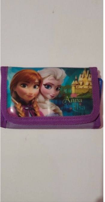 Porte monnaie neuf Anna et Elsa la reine des neiges