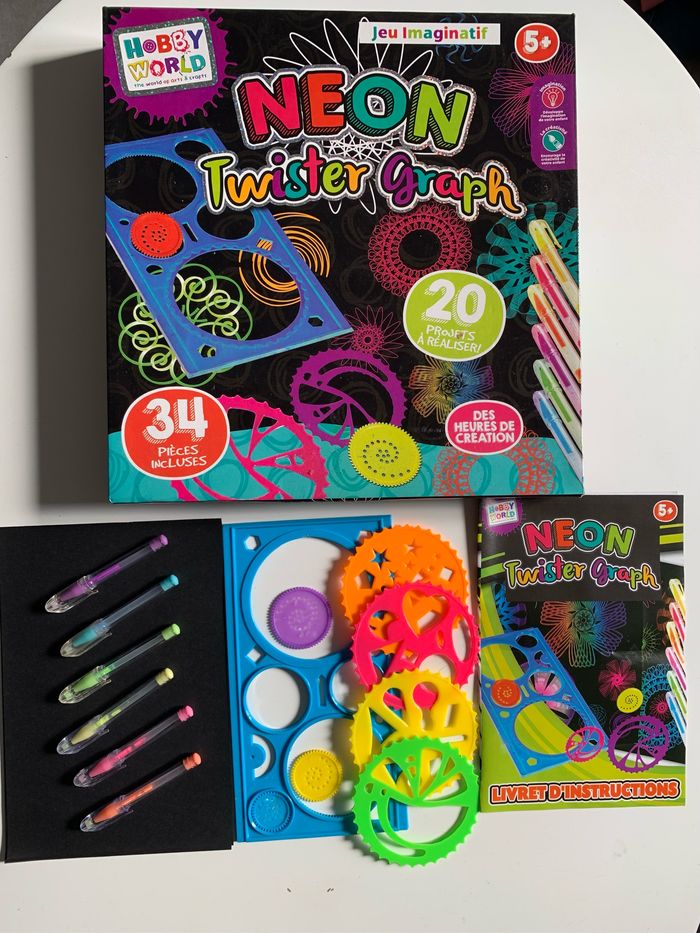Activité Néon Twister Graph