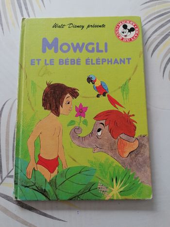Mowgli et le bébé éléphant