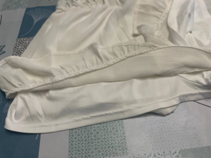 Combishort écru avec dentelle M - photo numéro 5