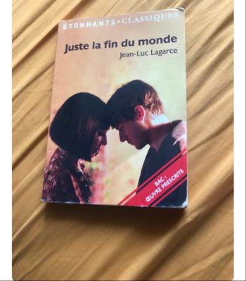 Livre juste la fin du monde