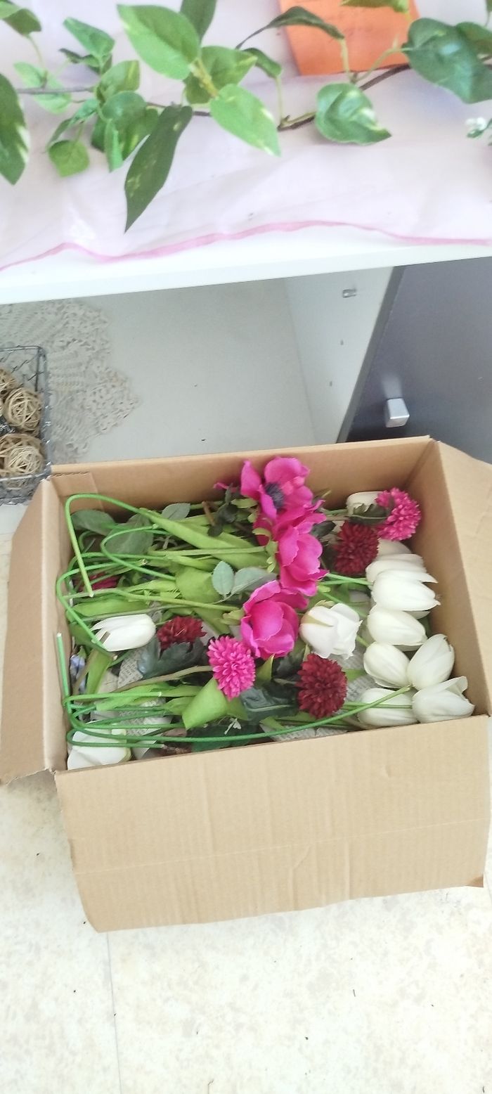 Bouquet fausse fleur 🎈