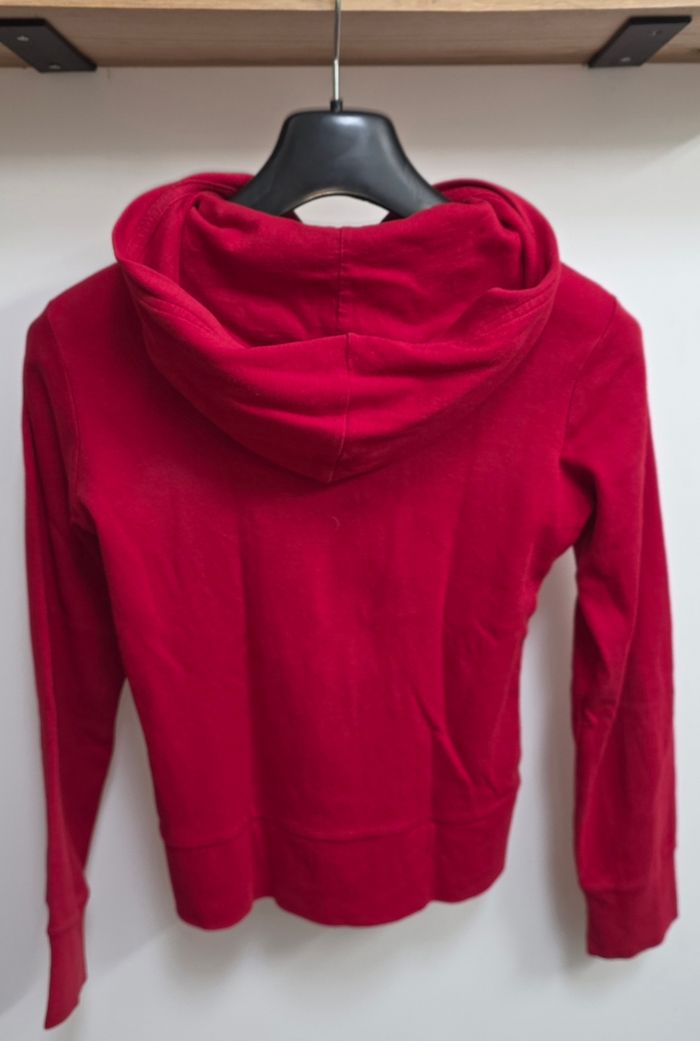 Veste rouge a capuche S - photo numéro 2