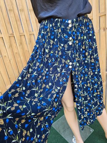 Jupe boutonnée 🍒vintage 80 fabriqué en France🍒taille jusqu'au 38