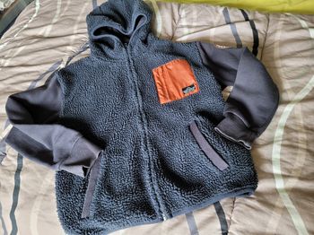 gilet chaud tao 10ans bleu marine  (5e)