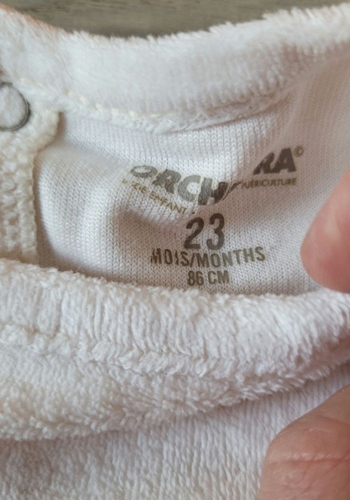 Lot de 3 pyjamas velours taille 24 mois - photo numéro 3