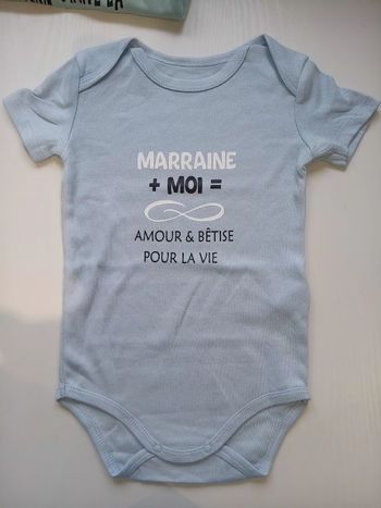 Bodie bébé marraine 