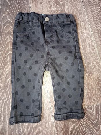 Jean noir a pois 3 mois obaibi
