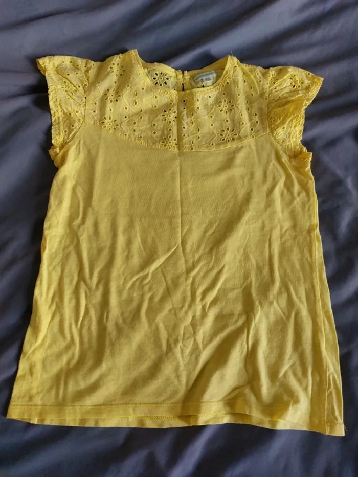 👗👖 Lot fille 12 ans – Haut Vertbaudet + short & jupe en jean Monoprix - photo numéro 5