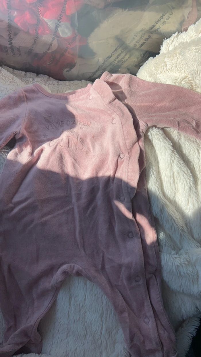 Pyjama velours 3 mois tao