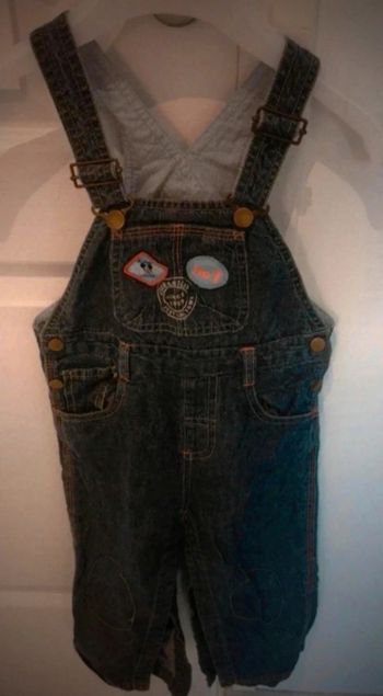 Salopette garçon en jeans disney mickey 24 mois