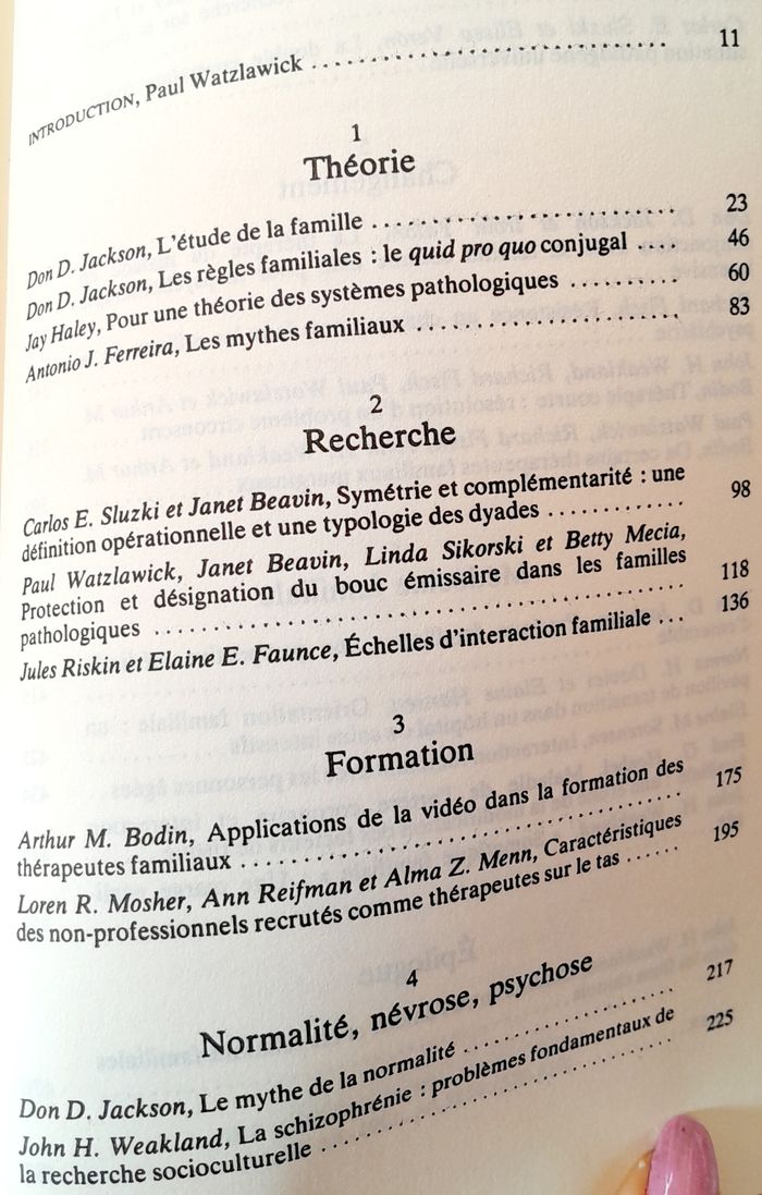 Paul Watzlawick, John H.Weakland - sur l'interraction une nouvelle approche thérapeutique - photo numéro 9