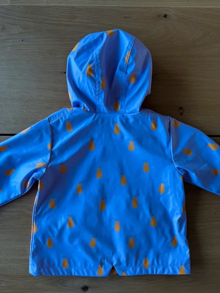 Veste imperméable chaude à capuche violet clair/lila/parme NEUVE - Taille 4 Ans - photo numéro 10