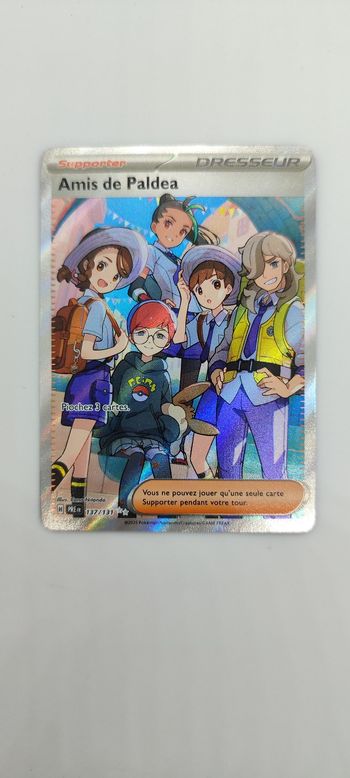 Carte pokémon amis de paldea 137/131