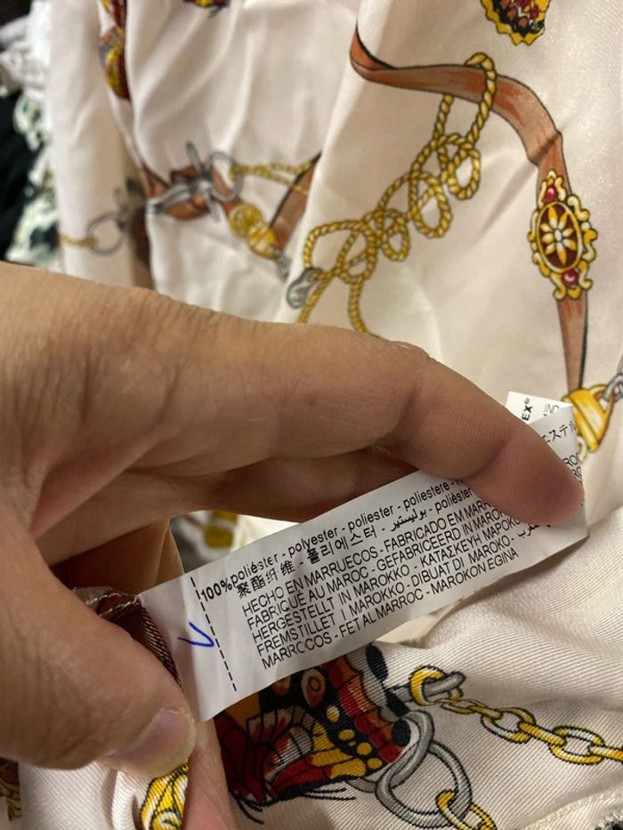 Blouse fluide satinée Zara - photo numéro 8