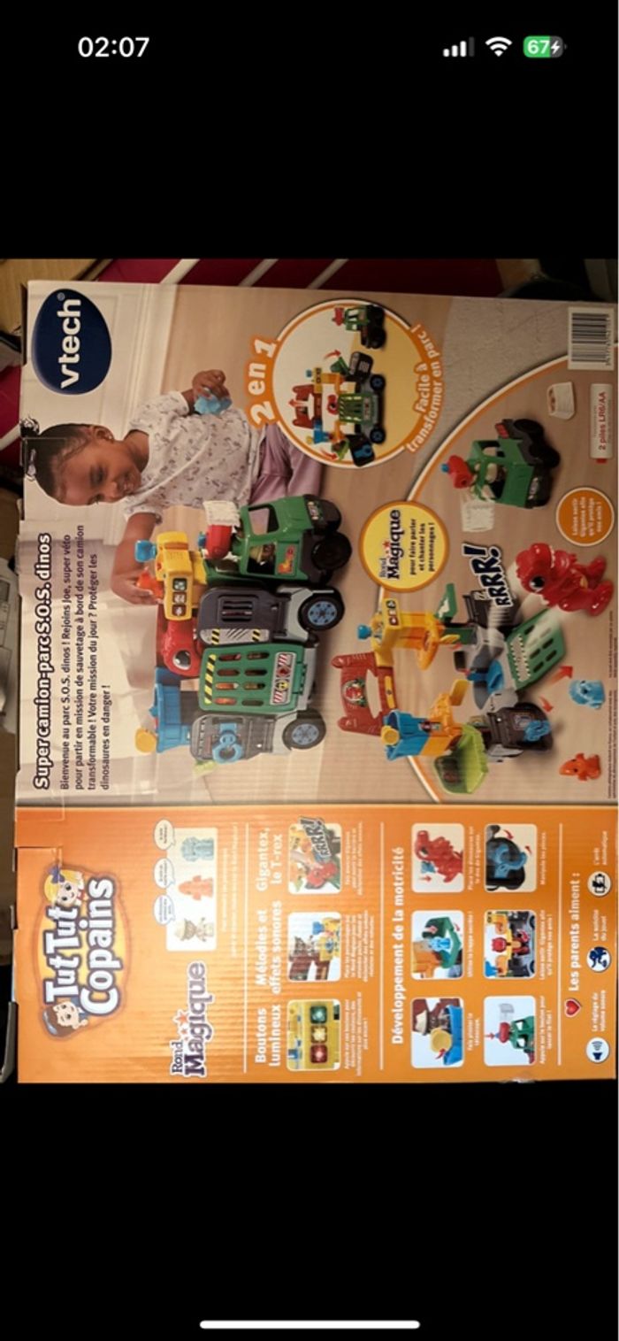 Tut tut Vtech SUPER CAMION PARC - photo numéro 6