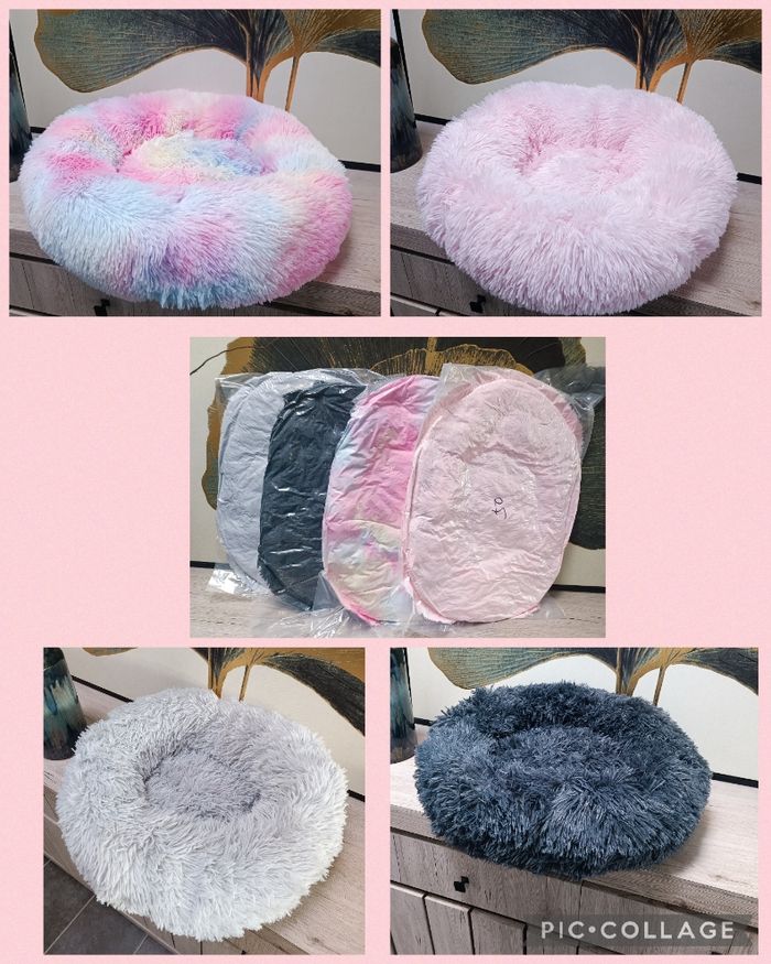 🐱🐶 Panier Donut animaux anti stress 50cm, 60cm, 100cm 🐱🐶 NEUF